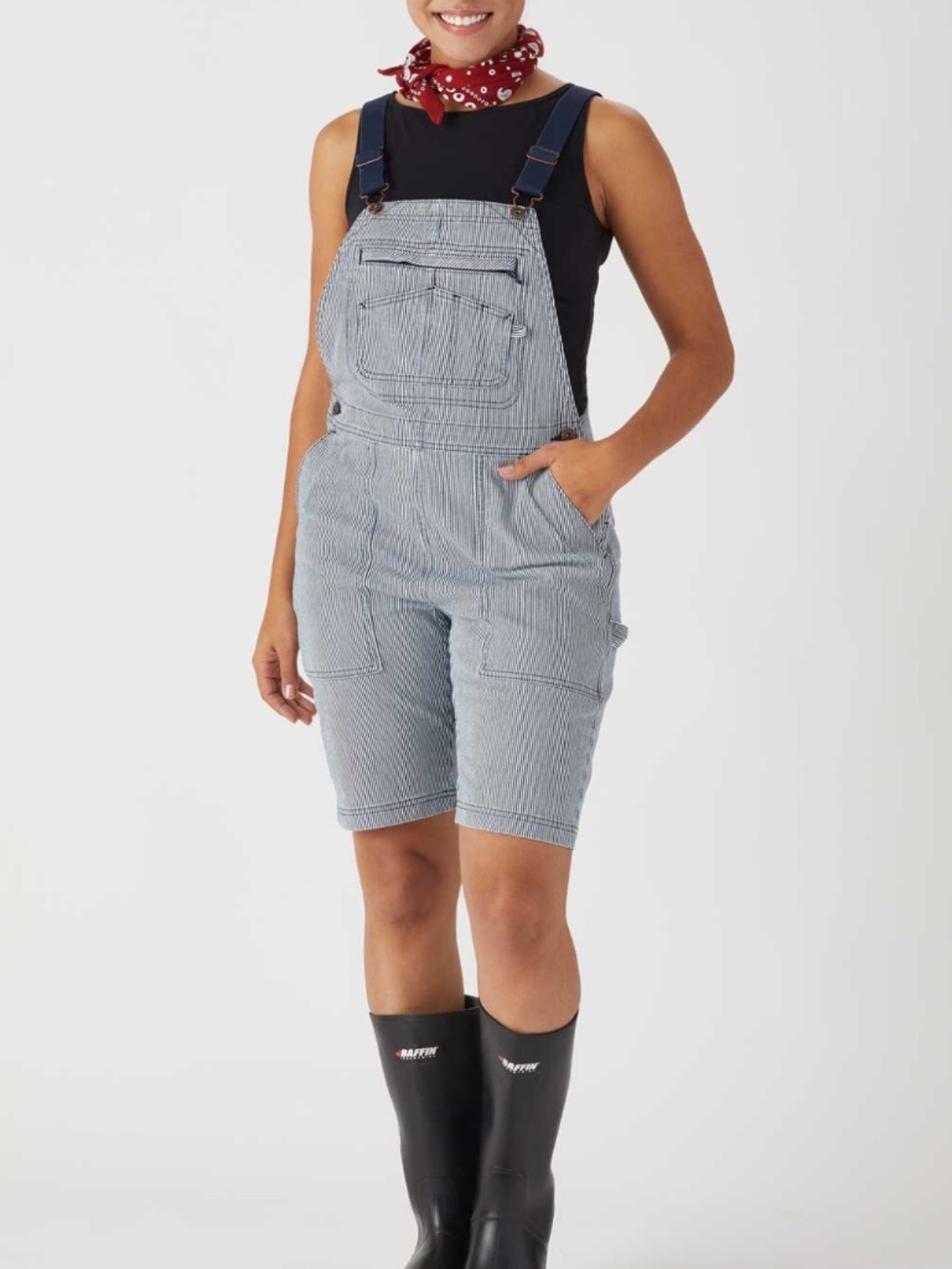 GORPCORE 🔥 DULUTH ROOTSTOCK GARDENING RAILROAD STRIPE UTILITY SHORTALLS